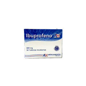 IBUPROFENO 800 MG CAJA X 50 TABLETAS AG